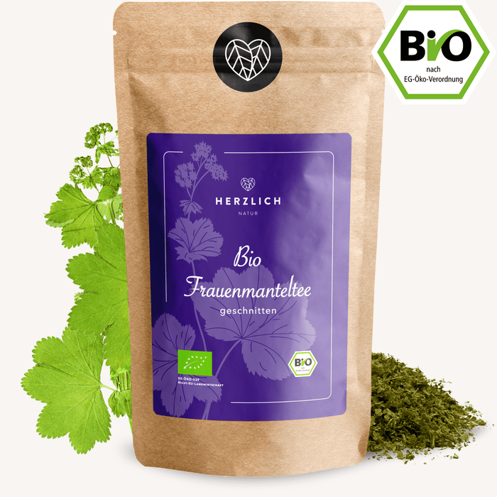 Bio Frauenmantel Tee von Herzlich Natur, ein hochwertiger, natürlicher und gesunder Tee