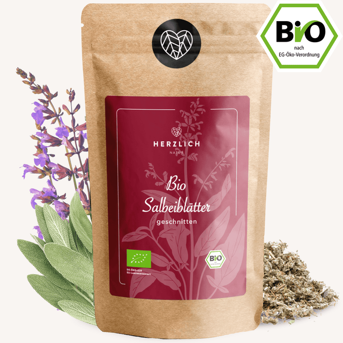 Bio Salbei Tee - Salbeiblätter Tee von Herzlich Natur – hochwertig, natürlich und gesund
