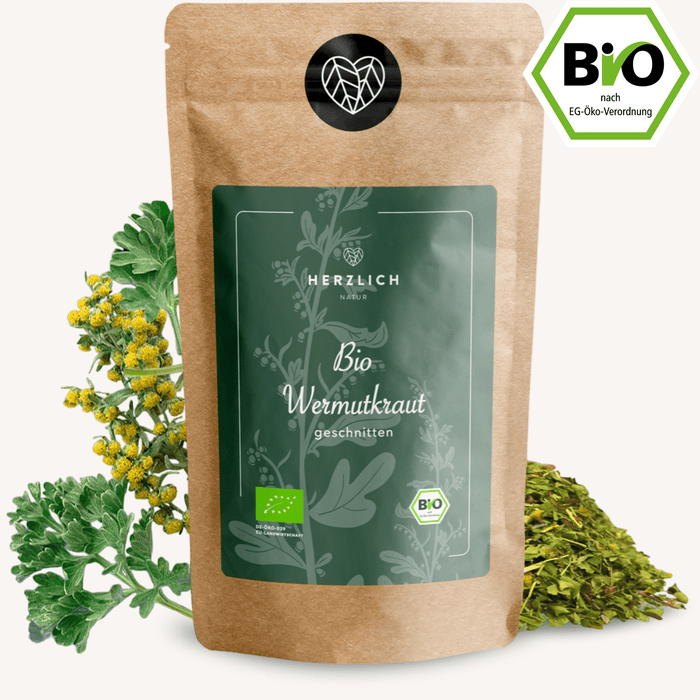 Bio Wermut Tee - Wermutkraut Tee von Herzlich Natur – hochwertig, natürlich und gesund