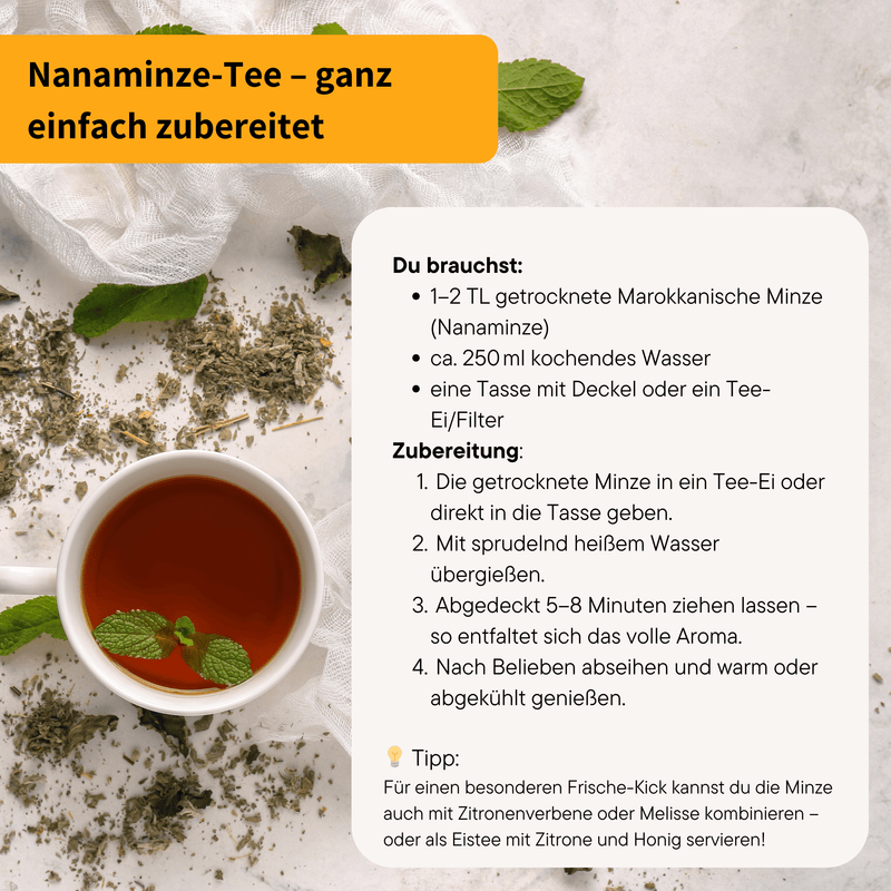 Marokkanische Minze / Nanaminze Tee