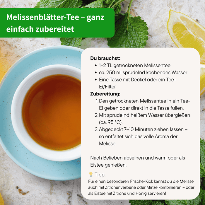 Bio Melissenblätter Tee