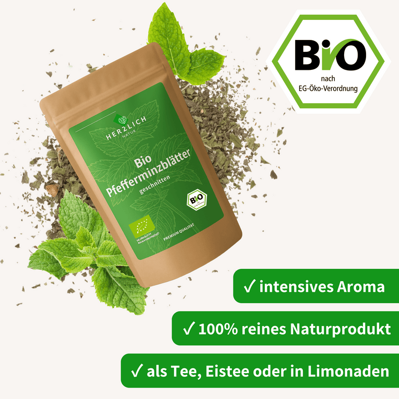 Bio Pfefferminzblätter Tee